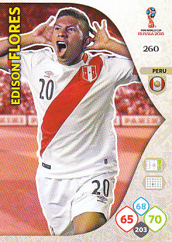 Edison Flores Peru Panini 2018 World Cup #260